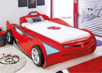CARBED Кровать-машина Coupe с выдвижной кроватью Red 20.03.1306.00 в Дудинке - dudinka.mebel54.com | фото