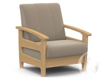 Кресло для отдыха Омега (бук лак/CATANIA LATTE) в Дудинке - dudinka.mebel54.com | фото