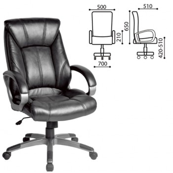 Кресло офисное BRABIX Maestro EX-506 (черный) в Дудинке - dudinka.mebel54.com | фото