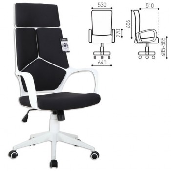 Кресло офисное BRABIX Prime EX-515 (черная ткань) в Дудинке - dudinka.mebel54.com | фото