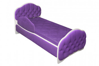 Кровать 170 Гармония 32 Фиолетовый (мягкий бортик) в Дудинке - dudinka.mebel54.com | фото