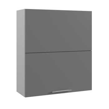 Ройс ПГПМ 800 Шкаф верхний Blum Aventos HF (Графит софт/корпус Серый) в Дудинке - dudinka.mebel54.com | фото